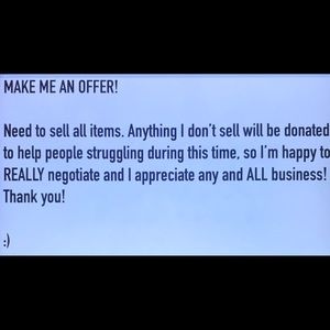 😊 MAKE ME AN OFFER 😊